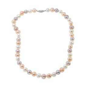 Imperial Pearls 8.39 3mm Multi-color Cultured Pearl Necklace 18"